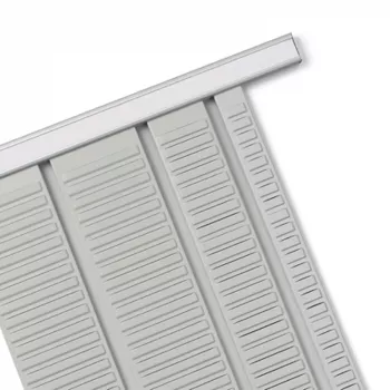 Nobo T-Card metalinės plokštės, 2 dydis, 32 lizdai, pilka, 64 mm, 655 mm, 210 g, 64 mm, 13 mm