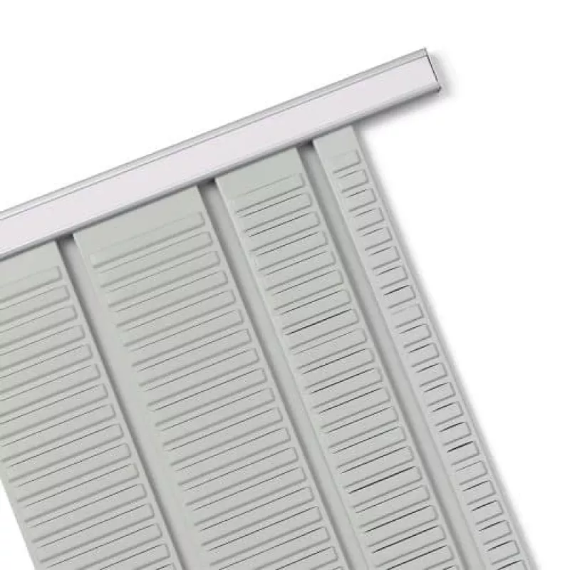 Nobo T-Card metalinės plokštės, 2 dydis, 32 lizdai, pilka, 64 mm, 655 mm, 210 g, 64 mm, 13 mm