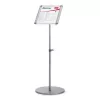 Nobo Essence A3 ekrano stovas, sidabrinis, 463 mm, 1475 mm, 300 mm, 2,3 kg, 420 mm