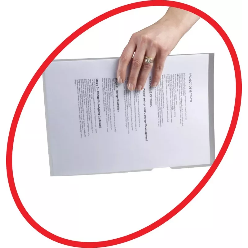 Rexel Anti-Slip A4 aplankai skaidrūs (25), polipropilenas (PP), permatomi, 20 lapų, 25 vnt.