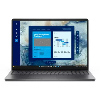 DELL Pro 16 PC16250 Intel Core 5 120U Nešiojamasis kompiuteris 40.6 cm (16 colių) Full HD+ 16 GB DDR5-SDRAM 512 GB SSD Wi-Fi 6E (802.11ax) Windows 11 Pro bulgarų Juoda