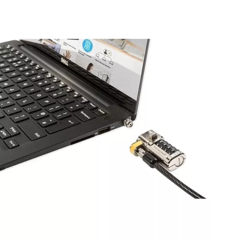 DELL 461-AAEU kabelinė spyna Juoda, Nerūdijantis plienas 1,8 m
