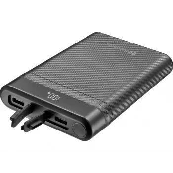 Sandberg Survivor Nano Powerbank 10000, 10000 mAh, ličio jonų (Li-Ion), 3,7 V, 20 W, juoda