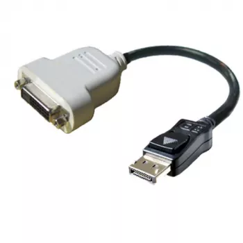 DisplayPort į DVI-D laidas DELL 023NVR 0.23 m juodas baltas