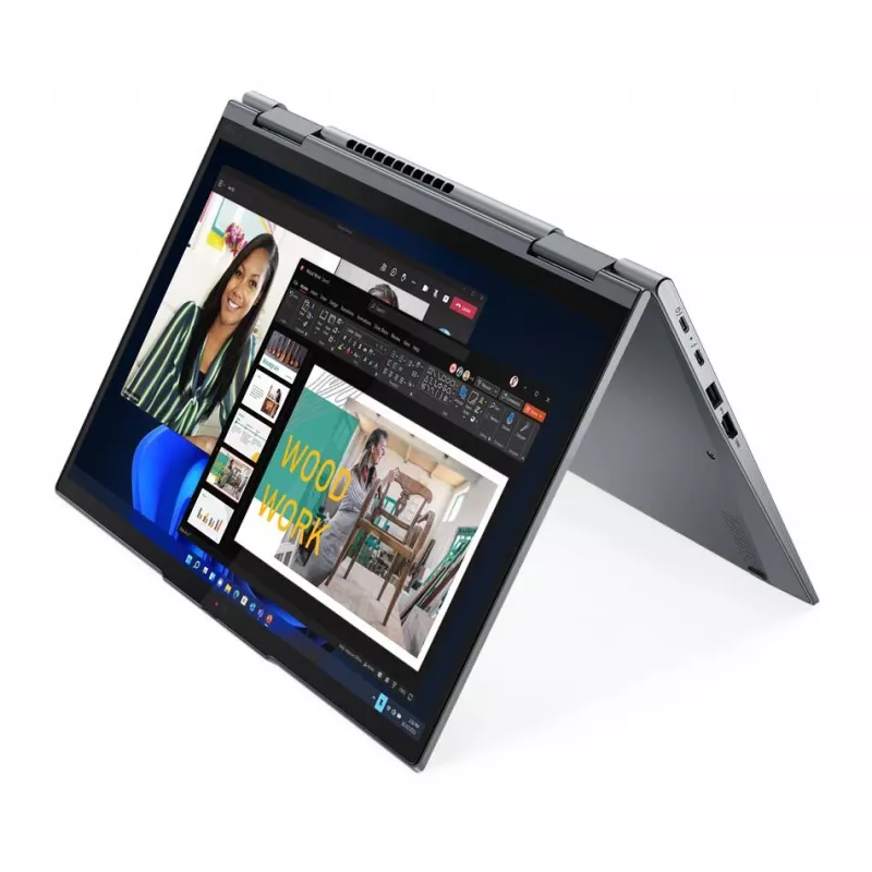TIER1ASSET Lenovo ThinkPad X1 Yoga Gen 7 hibridinis 2-in-1, Intel Core i7-1270P, 14 colių lietimui jautrus ekranas, 32 GB LPDDR5, 512 GB SSD, Windows 11 Pro