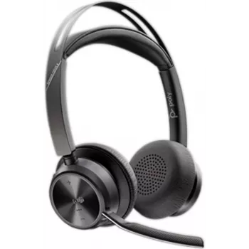HP Poly Voyager Focus 2 Microsoft Teams sertifikuotos USB-C-C ausinės +USB-C/A adapteris