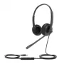 Laidinės ausinės Yealink UH34 Lite, Yealink — vienos ausies, su USB-C/USB-A suderinamu laidu