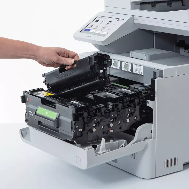 Dažų kasetė Brother TN-821XXLC 25000 puslapių Žydra