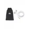 JBL Tune 205, laidinis, 20 - 20000 Hz, skambučiams / muzikai, 14,3 g, ausinės, chromuotos, baltos