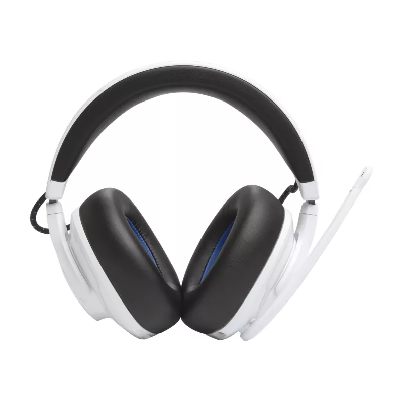 JBL Quantum 910P ausinės laidinės ir belaidės galvos juostos tipo žaidimų USB Type-C Bluetooth mėlynos, baltos