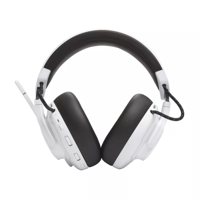JBL Quantum 910P ausinės laidinės ir belaidės galvos juostos tipo žaidimų USB Type-C Bluetooth mėlynos, baltos
