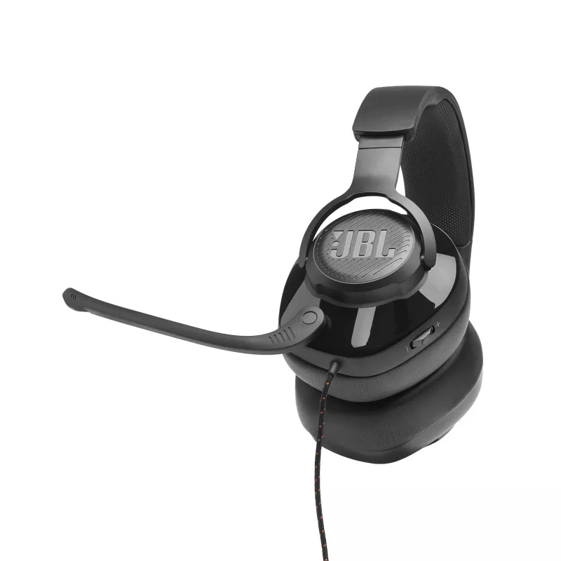 JBL Quantum 200 Juoda, laidinis, 20 - 20000 Hz, žaidimams, 248 g, ausinės, juodos
