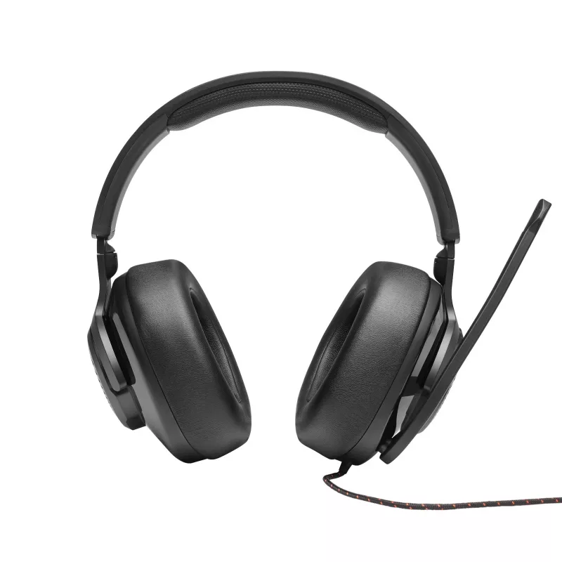 JBL Quantum 200 Juoda, laidinis, 20 - 20000 Hz, žaidimams, 248 g, ausinės, juodos