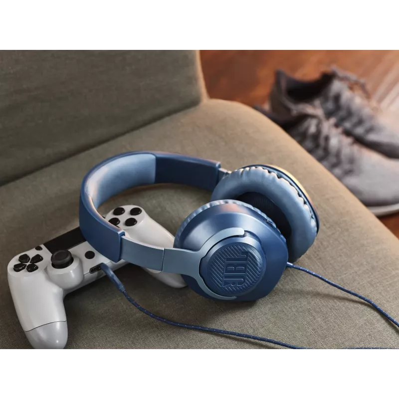 JBL Quantum 100 JUODA, laidinės, žaidimams, 20–20000 Hz, 216 g, ausinės, juoda