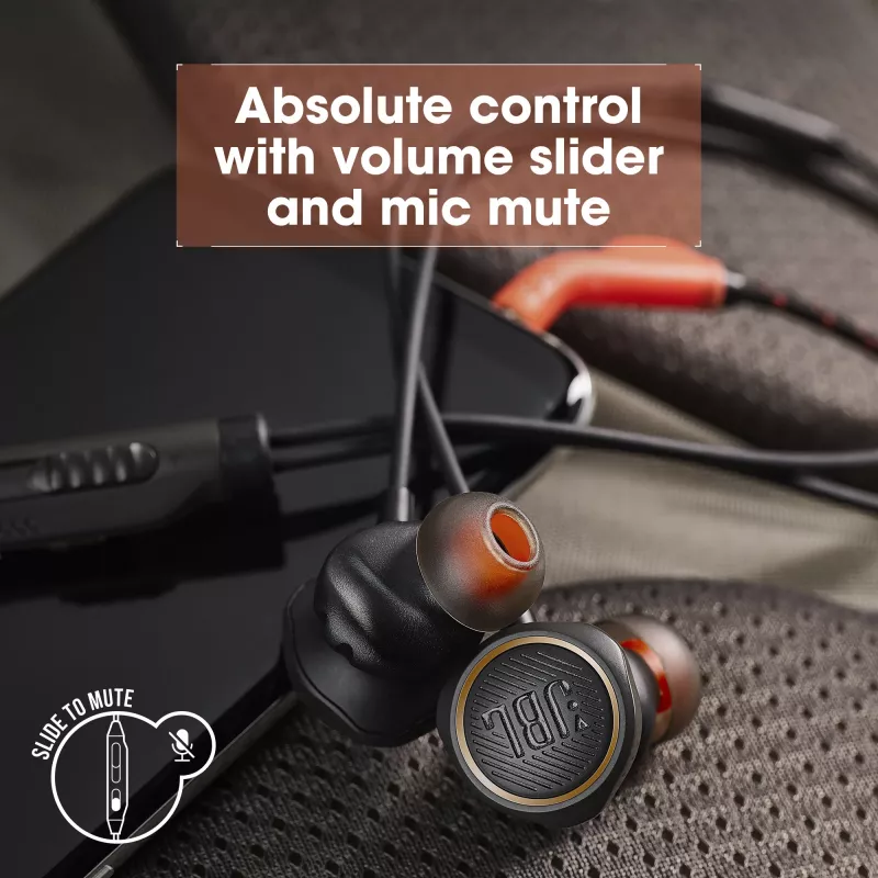 JBL Quantum 50 JUODA, laidinės, 20–20 000 Hz, žaidimams, 21 g, ausinės, juoda