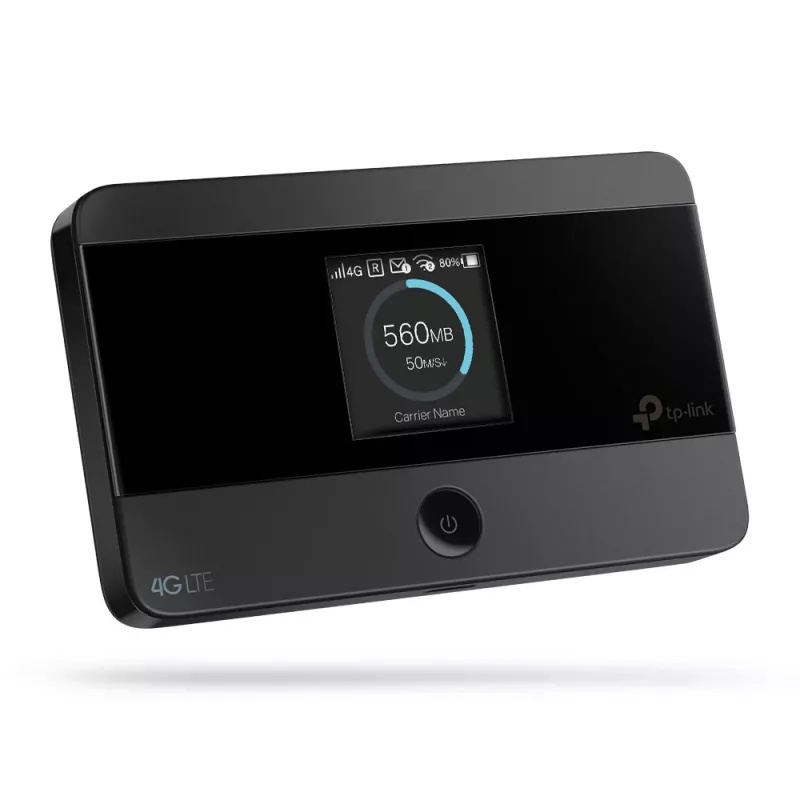 TP-Link 4G LTE mobilusis Wi-Fi, korinio belaidžio tinklo įranga, Juoda, Nešiojamas, 802.11b, 802.11g, Wi-Fi 4 (802.11n), 150 Mbit/s, 2,4 GHz