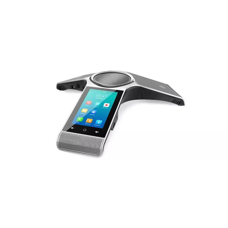IP konferencinis telefonas Yealink CP960 — sidabrinis, mygtukai ir jutiklinis valdymas, Micro-USB B ir USB-A, 338×338×74 mm