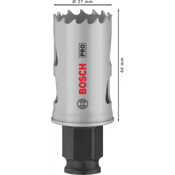 Skyliapjūvis Bosch PRO Multi Material PC Plus 44/27 mm — vienvietis, grąžtui, Ø27 mm