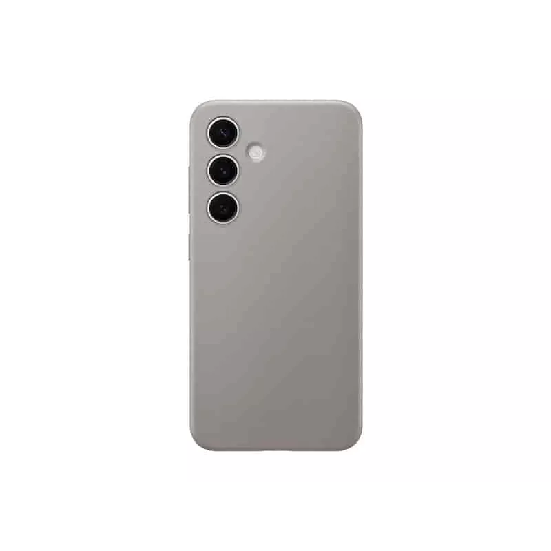 Samsung Galaxy S24 Veganinės odos dėklas Taupe vienspalvis