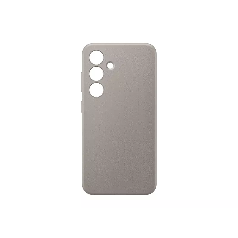 Samsung Galaxy S24 Veganinės odos dėklas Taupe vienspalvis