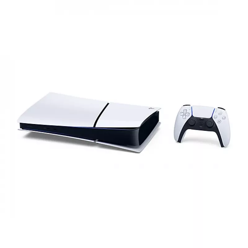 Sony PlayStation 5 (modelių grupė – plonas) skaitmeninė versija, PlayStation 5, juoda, balta, 16384 MB, GDDR6, 448 GB/s, AMD
