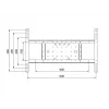 Prailginimo rinkinys Multibrackets M VESA Extension kit Tilt & Turn 800x400