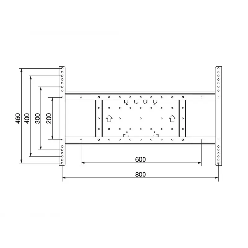Prailginimo rinkinys Multibrackets M VESA Extension kit Tilt & Turn 800x400