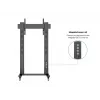 Multibrackets M Public Display Stand 210 Dual Pillar Wheelbase, juoda