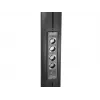 Multibrackets M Public Display Stand 210 Dual Pillar Wheelbase, juoda