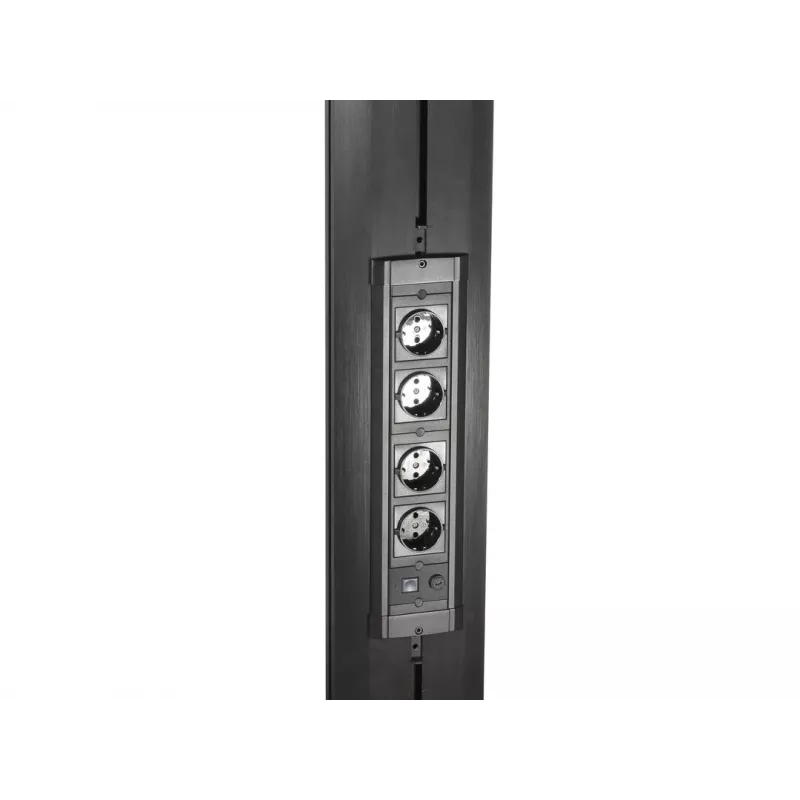 Multibrackets M Public Display Stand 210 Dual Pillar Wheelbase, juoda