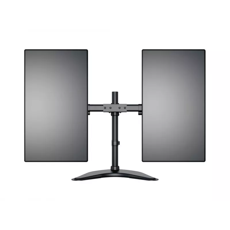 Multibrackets M Deskstand Basic Dual, laisvai stovintis, 16 kg, 38,1 cm (15″), 68,6 cm (27″), 100 x 100 mm, juodas