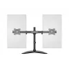 Multibrackets M Deskstand Basic Dual, laisvai stovintis, 16 kg, 38,1 cm (15″), 68,6 cm (27″), 100 x 100 mm, juodas