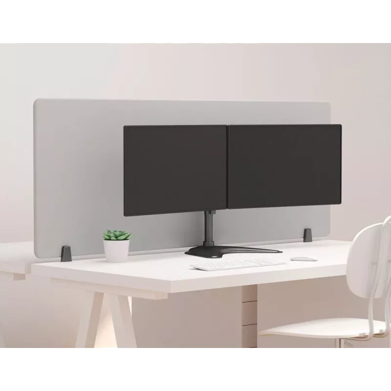 Multibrackets M Deskstand Basic Dual, laisvai stovintis, 16 kg, 38,1 cm (15″), 68,6 cm (27″), 100 x 100 mm, juodas