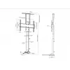 Multibrackets M Motorinis TV keltuvas Large 50 kg talpa 37–65 colių ekranams
