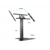 Multibrackets M Public Display Stand 110 HD Floorbase Single Juoda