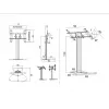 Multibrackets M Public Display Stand 110 HD Floorbase Single Juoda