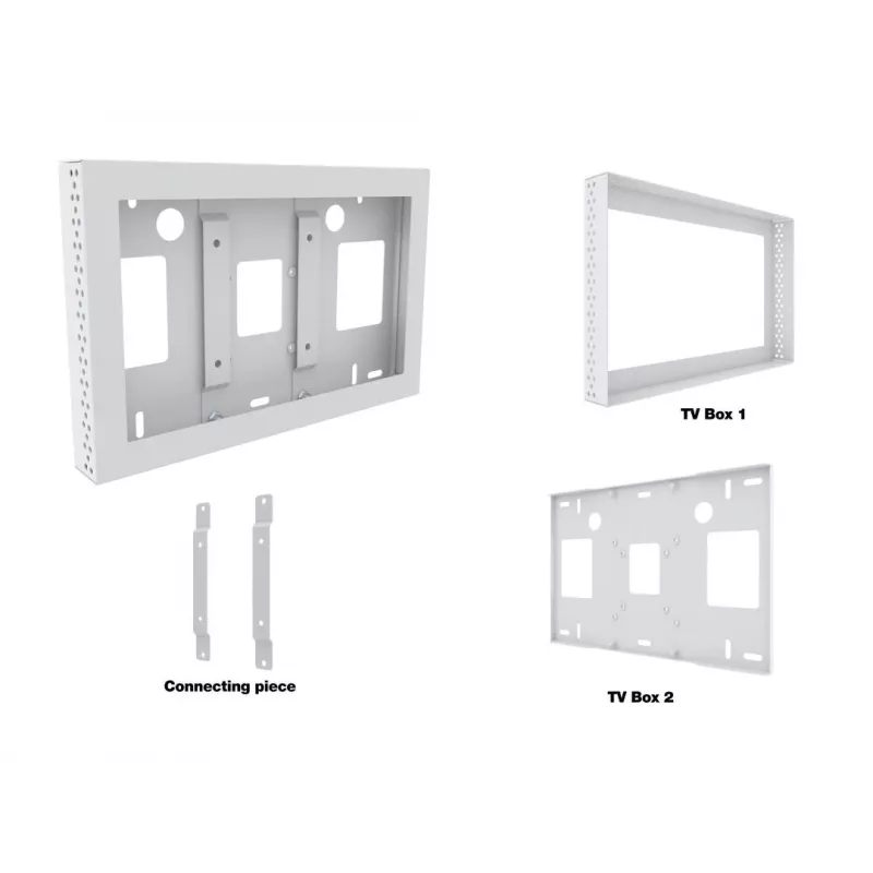 Multibrackets M Pro Series - korpusas 13 colių QB13R & QB13R-T balta