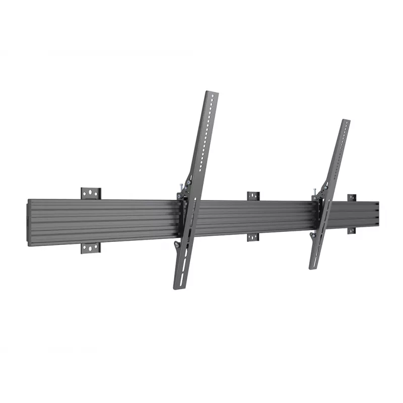 Sieninio tvirtinimo laikiklis MULTIBRACKETS M Wallmount Pro LG110UM5J — Pasvirimas, VESA 100x100–1600x600, Maks. 80 kg, 40–110 colių ekranams, Juodas