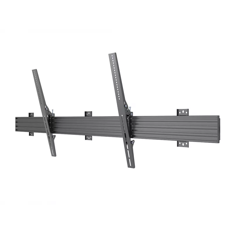 Sieninio tvirtinimo laikiklis MULTIBRACKETS M Wallmount Pro LG110UM5J — Pasvirimas, VESA 100x100–1600x600, Maks. 80 kg, 40–110 colių ekranams, Juodas