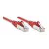 Intellinet tinklo pataisomasis laidas, Cat5e, 3 m, raudonas, CCA, F/UTP, PVC, RJ45, auksuoti kontaktai, be užkabinimų, su apsauginiu gaubteliu, polietileninis maišelis