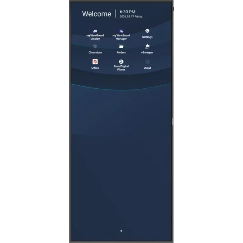 Viewsonic CDE105UW interaktyvi lenta 2,67 m (105 coliai) 5120 x 2160 pikselių juoda