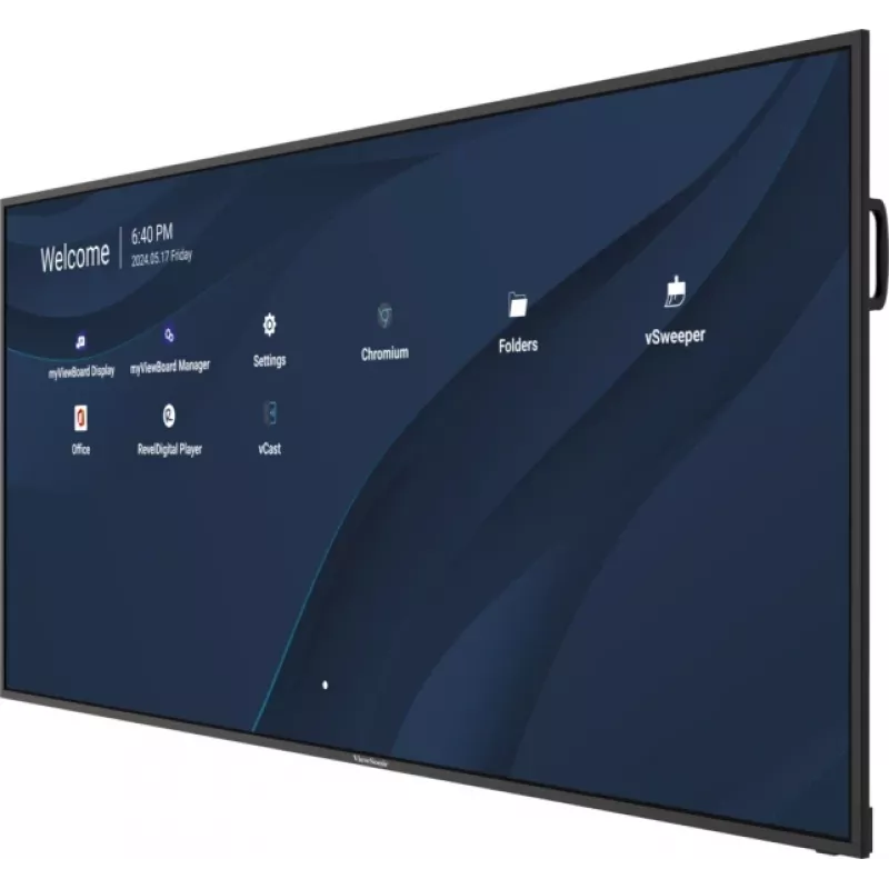 Viewsonic CDE105UW interaktyvi lenta 2,67 m (105 coliai) 5120 x 2160 pikselių juoda