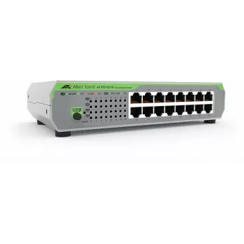 Allied Telesis AT-FS710/16-50 Nevaldomas Fast Ethernet (10/100) 1U Žalias, Pilkas