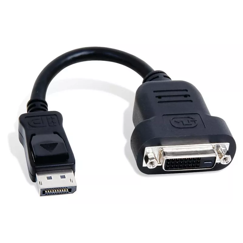 Matrox CAB-DP-DVIF vaizdo kabelio adapteris 0,2 m DisplayPort DVI-D juodas