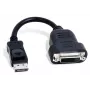 Matrox CAB-DP-DVIF vaizdo kabelio adapteris 0,2 m DisplayPort DVI-D juodas