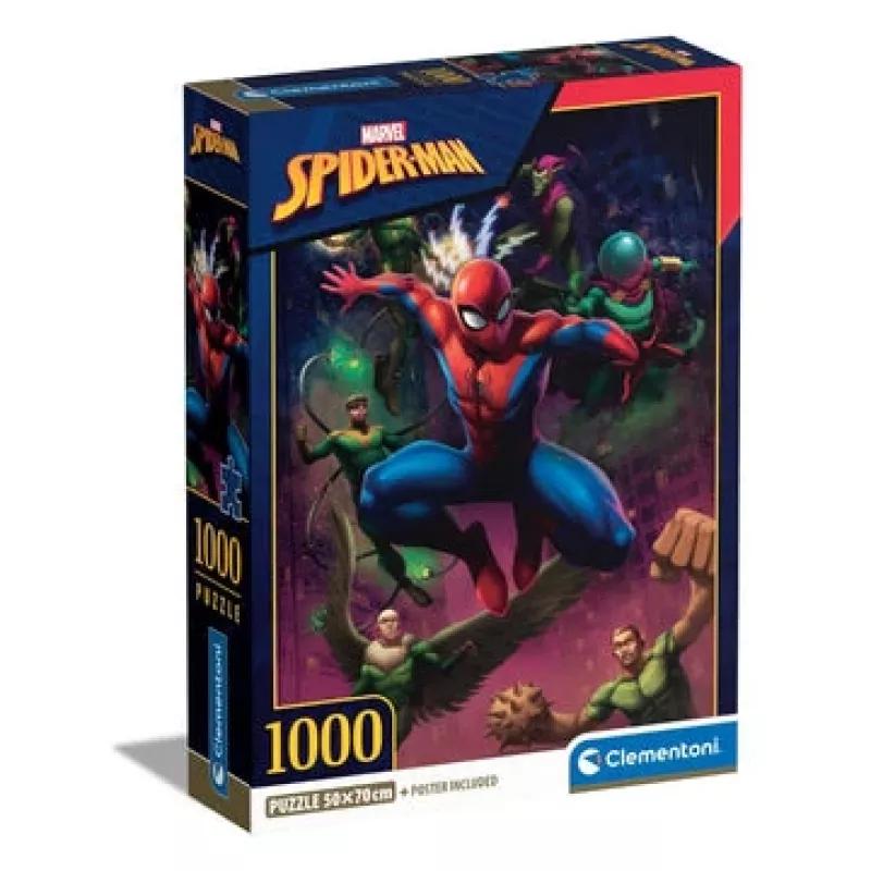 Clementoni Marvel Spiderman Dėlionė 1000 vnt. Televizija/filmai
