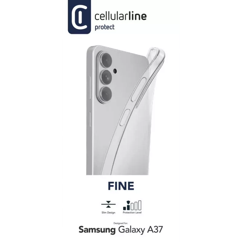 Cellularline Fine - Galaxy A37, Dėklas, Samsung, Galaxy A37, 17 cm (6,7 colio), Skaidrus