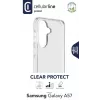 Cellularline Clear Protect - Galaxy A57 kietas dėklas su guminiais kraštais