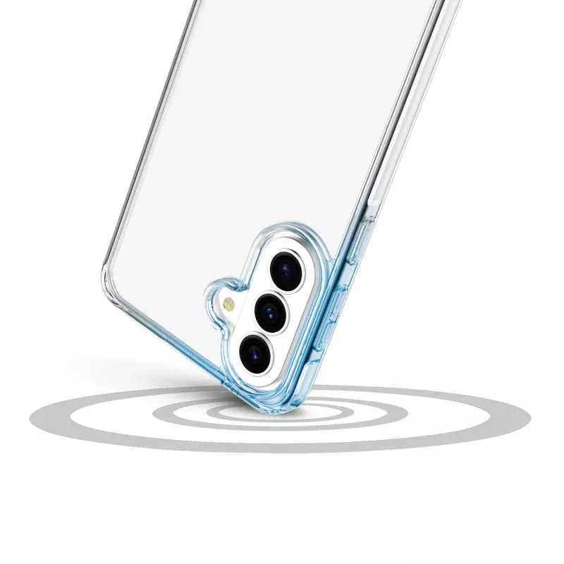 Cellularline Clear Protect - Galaxy A57 kietas dėklas su guminiais kraštais