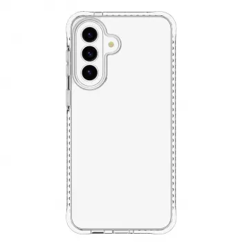 Cellularline Ultra Strong - Galaxy A57 itin apsauginis permatomas dėklas su smūgius sugeriančiais kraštais ir integruotomis oro kameromis, sukurtas užtikrinti maksimalią apsaugą atsitiktinio kritimo atveju.